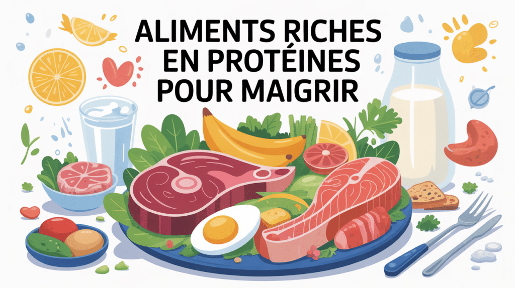 aliments riches en proteines pour maigrir composition assiette équilibrée