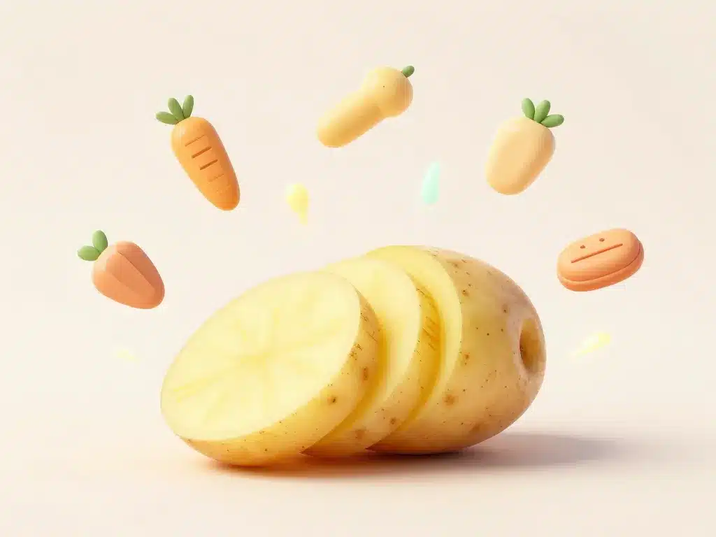 calorie pomme de terre a l eau nutriments visuels