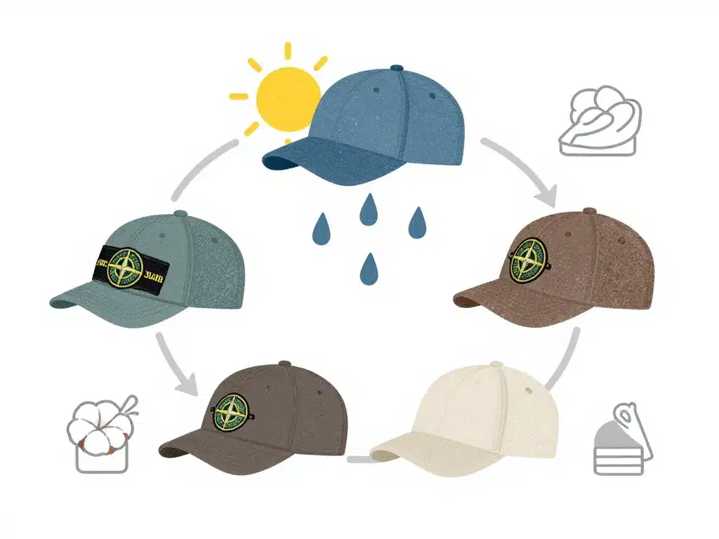 cap stone island entretien matières et conseils saisonniers