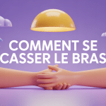 comment se casser le bras image symbolique bras stylisé soutien