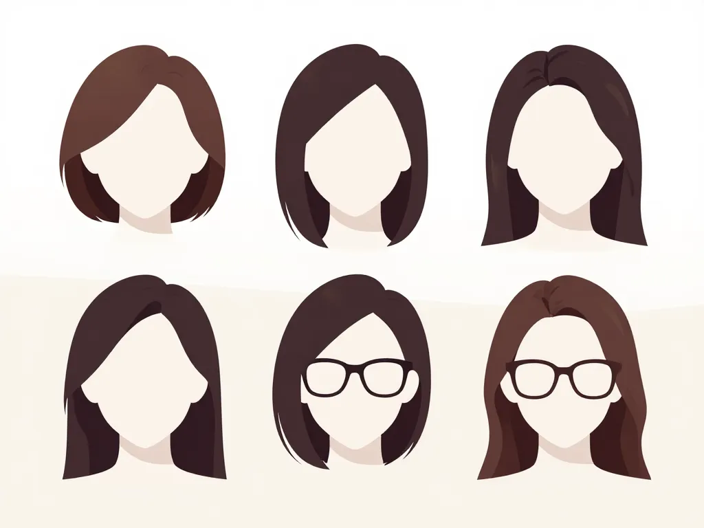 coupe de cheveux femme 50 ans avec lunettes forme visage et couleur