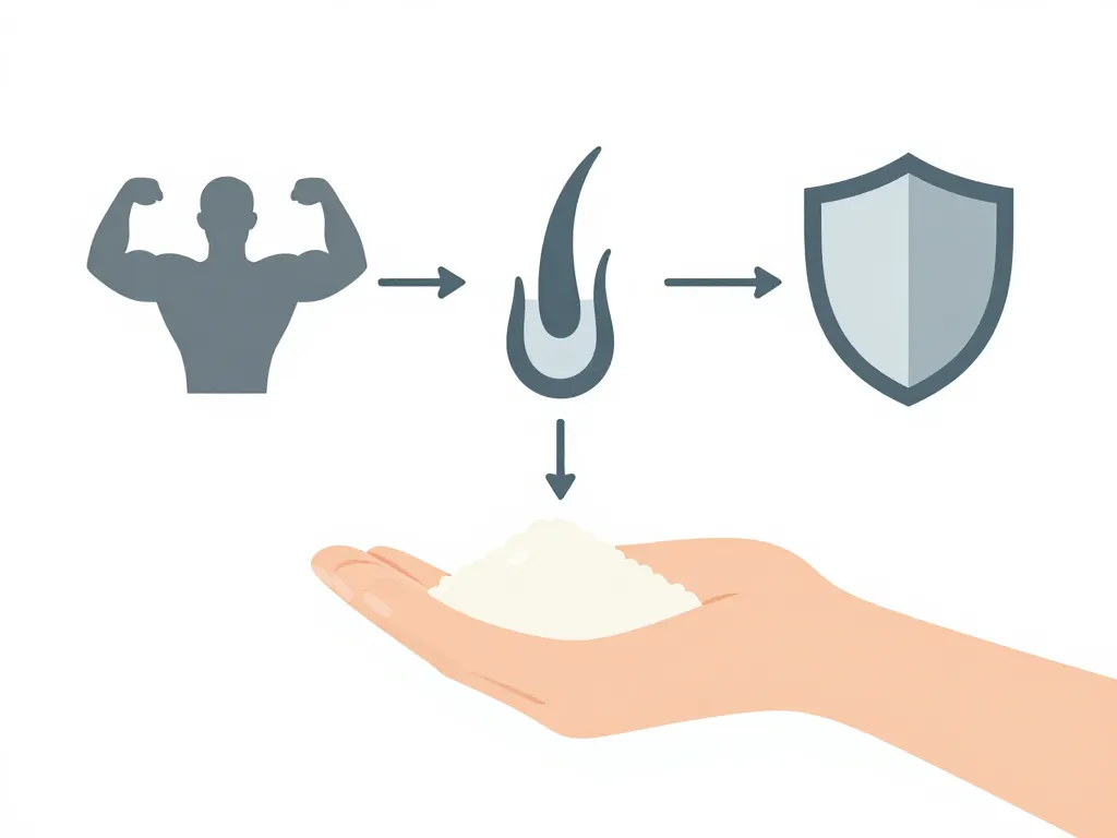 creatine perte de cheveux schéma supplémentation protection