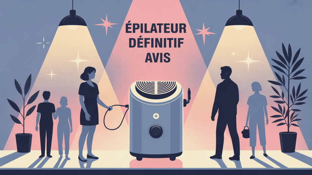 Épilateur définitif avis, illustration moderne à domicile