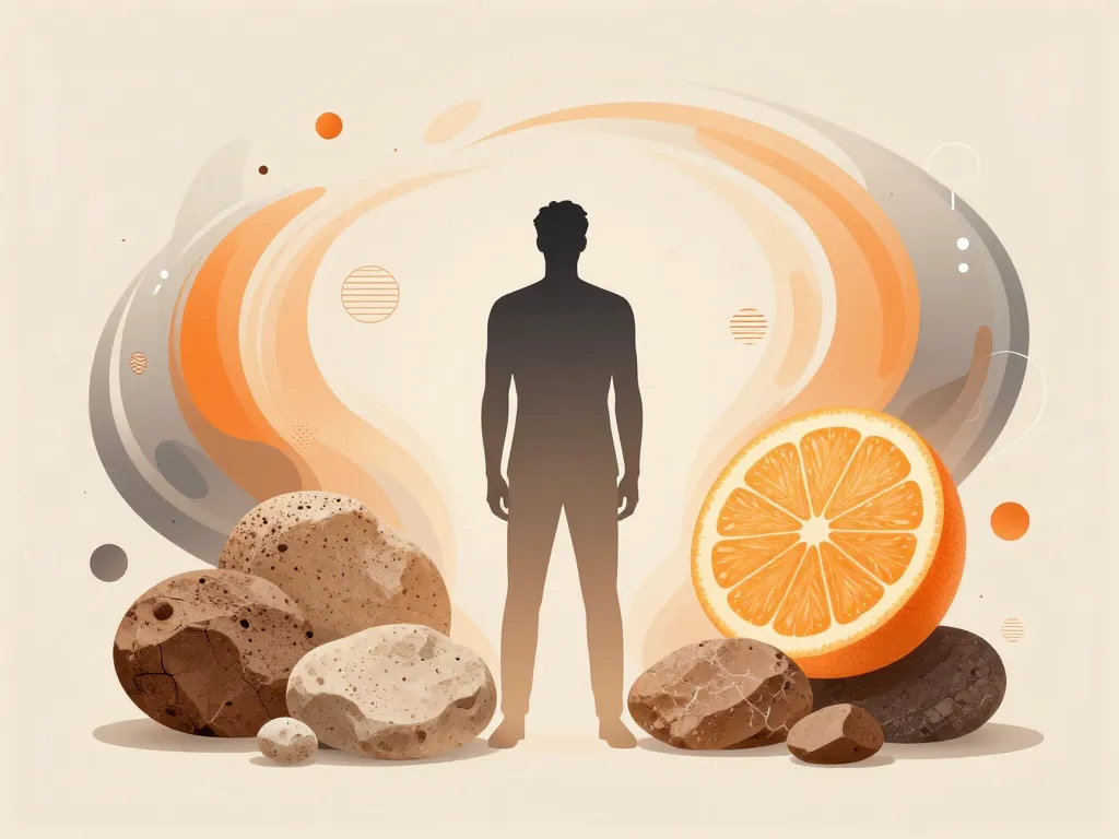 Silhouette fragrance Terre d'Hermès olfactif pierres agrumes