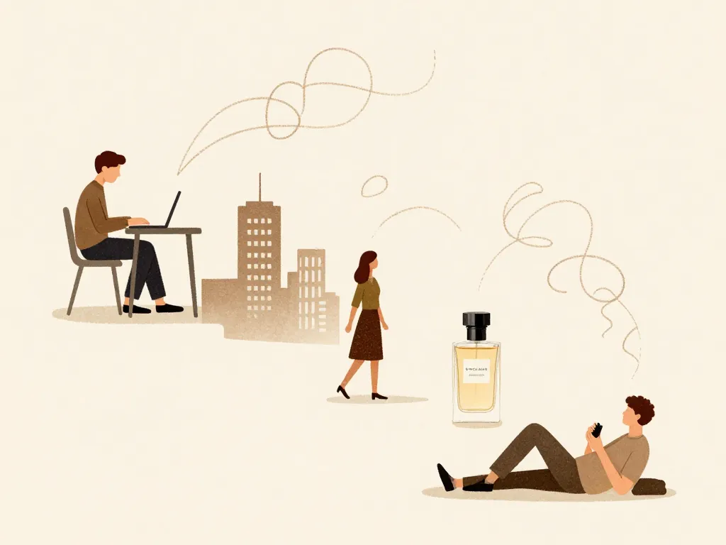 Moments du jour fragrance Terre d'Hermès sillage et polyvalence