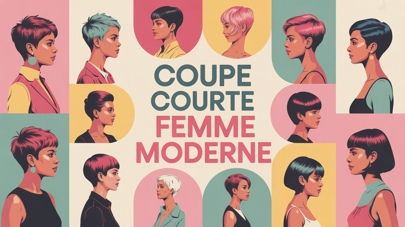 femmes profils hyper stylée coupe courte femme moderne ambiance mode