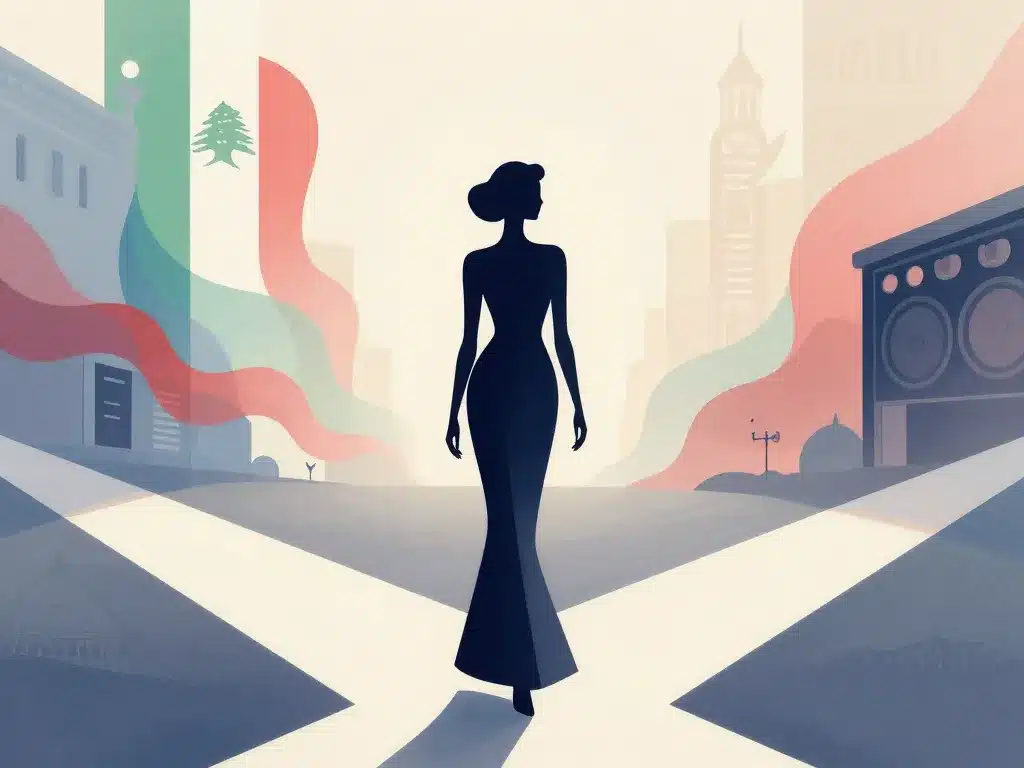 Scène silhouette rouba saadeh mode Liban Italie cinéma