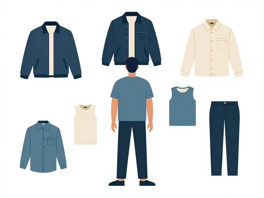 choix veste chemise selon tour de poitrine homme