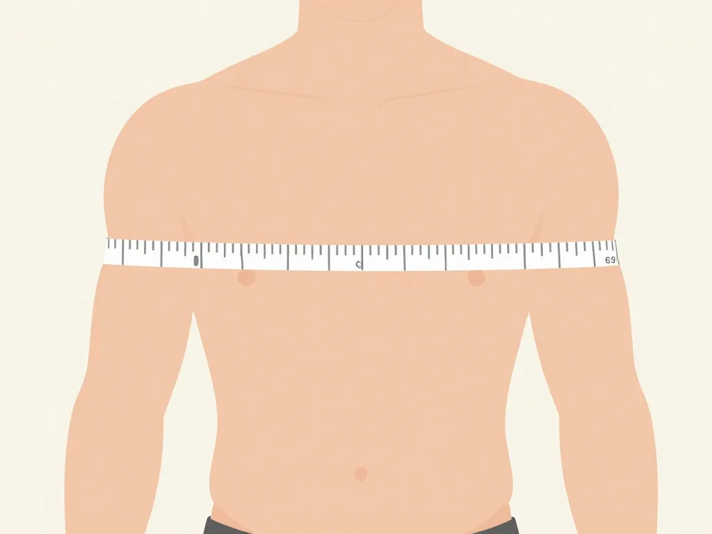 diagramme mesure tour de poitrine homme