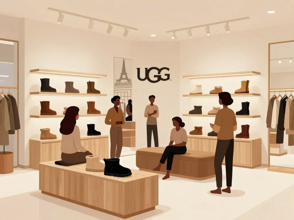 ambiance boutique ugg le marais