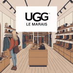 illustration boutique ugg le marais paris