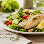 aliments faibles en calories salade cabillaud