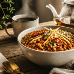 aliments qui boostent le métabolisme bol lentilles corail et café