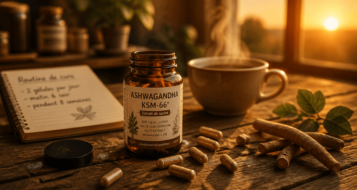 ashwagandha effet au bout de combien de temps flacon gélules racines