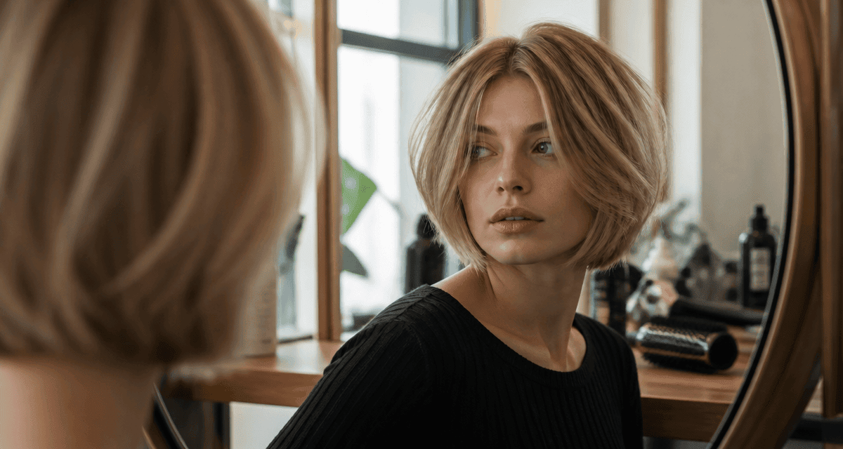 coiffure cheveux fins carré volumineux