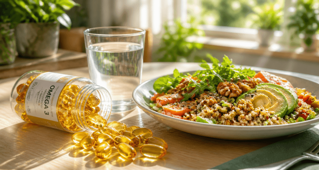 combien de gelule omega 3 par jour pilulier et salade