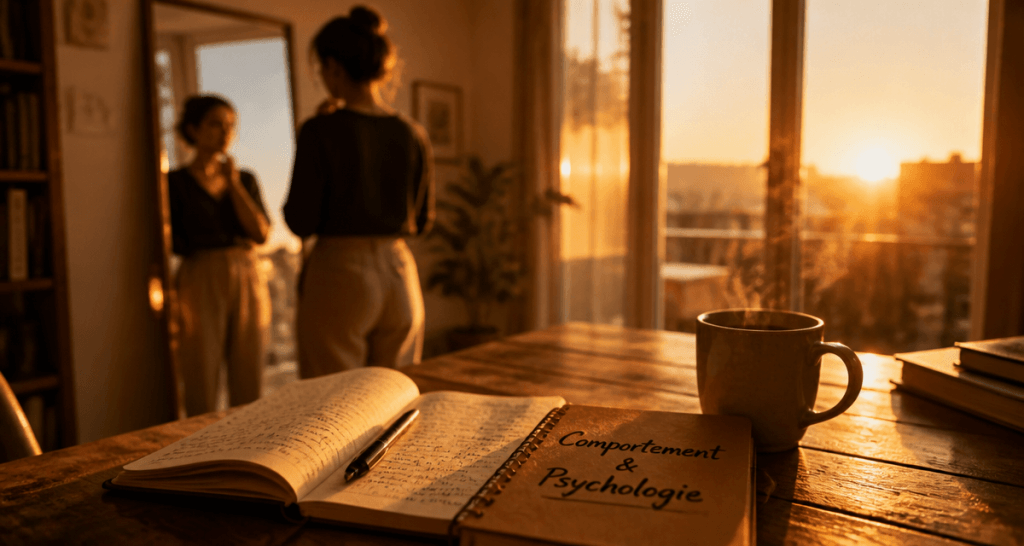 comportement psychologie carnet introspection appartement