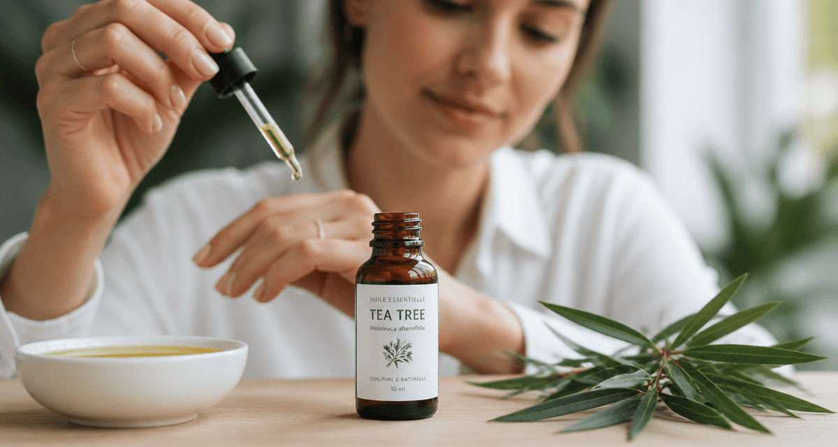 Huile essentielle tea tree utilisation sur la peau femme