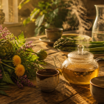 Le plus puissant diuretique naturel en plantes sur table