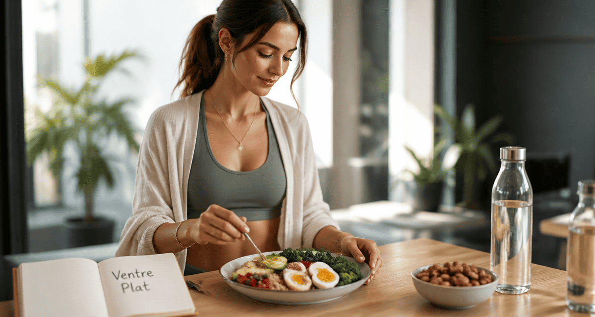 maigrir du ventre alimentation repas équilibré