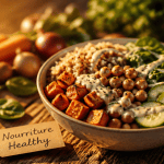 nourriture healthy Buddha Bowl quinoa légumes