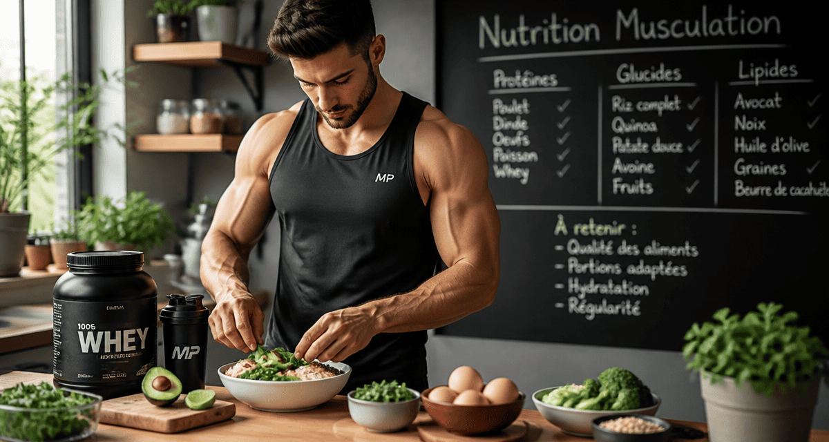 nutrition pour la musculation repas équilibré