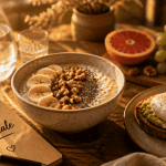 petit dej équilibré recette porridge banane toast avocat œuf