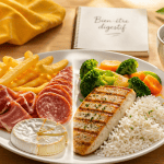 Probleme de digestion aliments a eviter assiette sains malsains