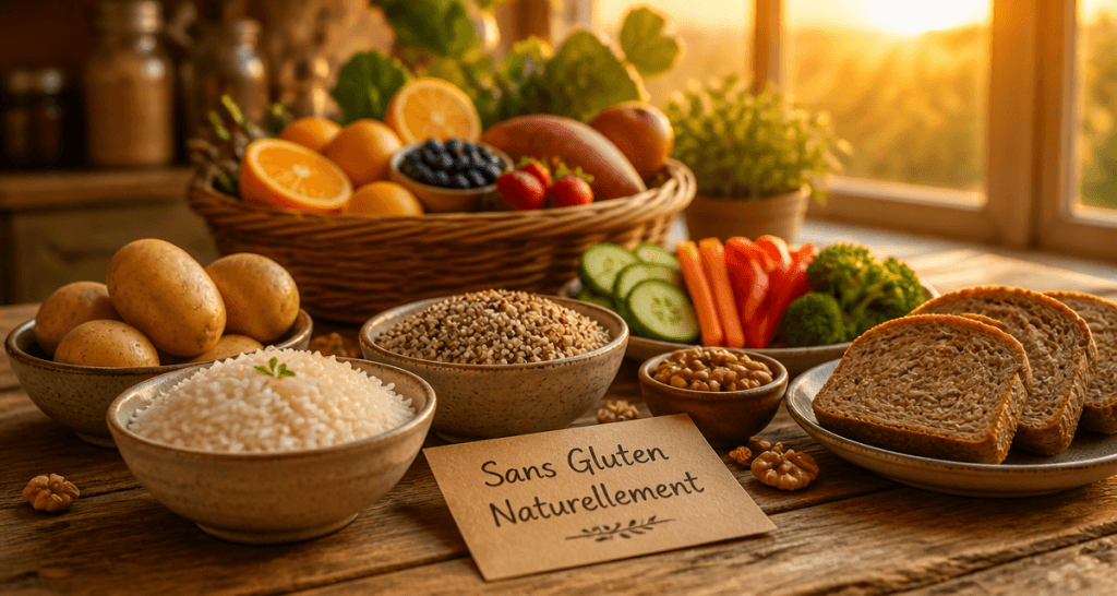 quel sont les aliment sans gluten, bols riz quinoa pain sarrasin