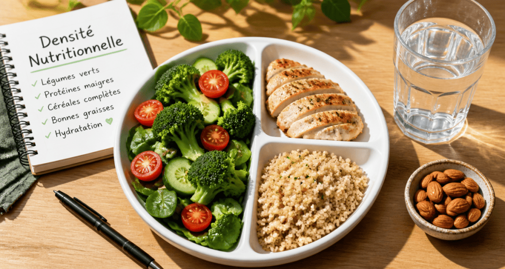 quoi manger en regime assiette trois piliers