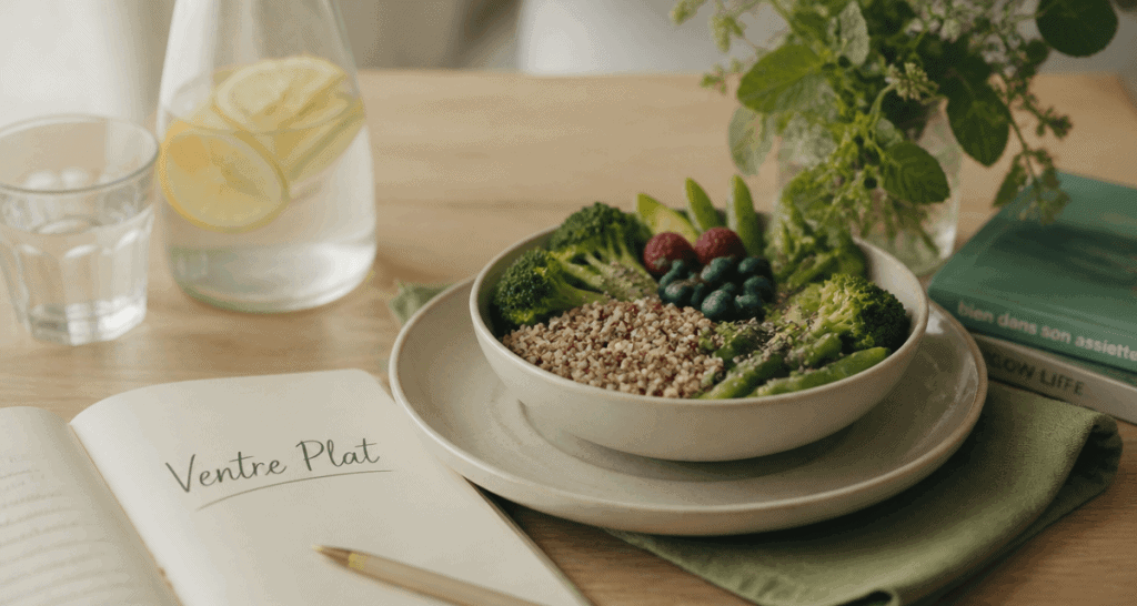 recette pour maigrir le ventre bowl quinoa légumes verts