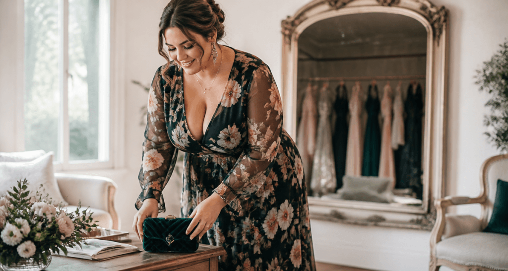 robes habillées pour mariage grandes tailles femme salon