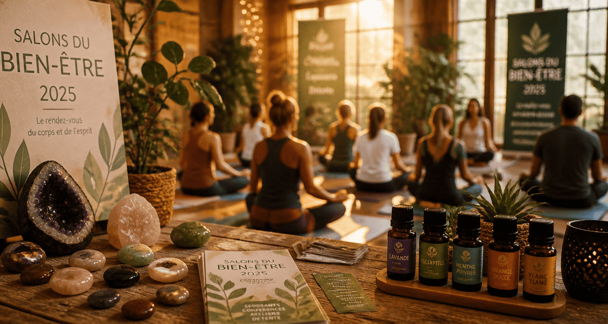 salon du bien etre 2025 table lithotherapie atelier yoga