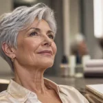 Coiffure femme 70 ans cheveux fins : pixie volumisante