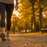 combien de pas pour perdre 1kg femme marche coucher soleil