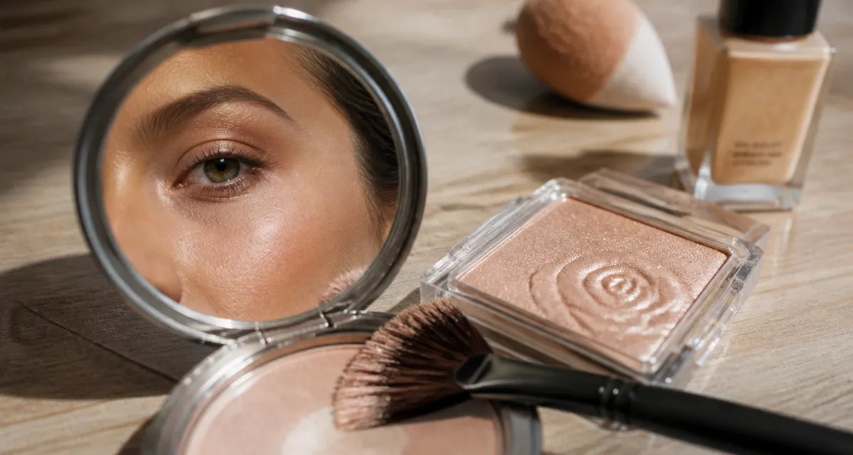 Comment appliquer highlighter : 3 textures, éclat naturel sur pommettes
