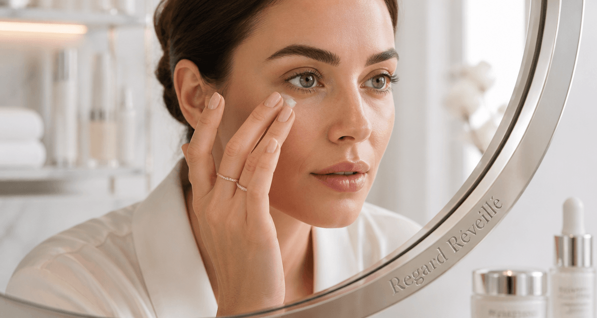 comment appliquer le contour des yeux femme élégante
