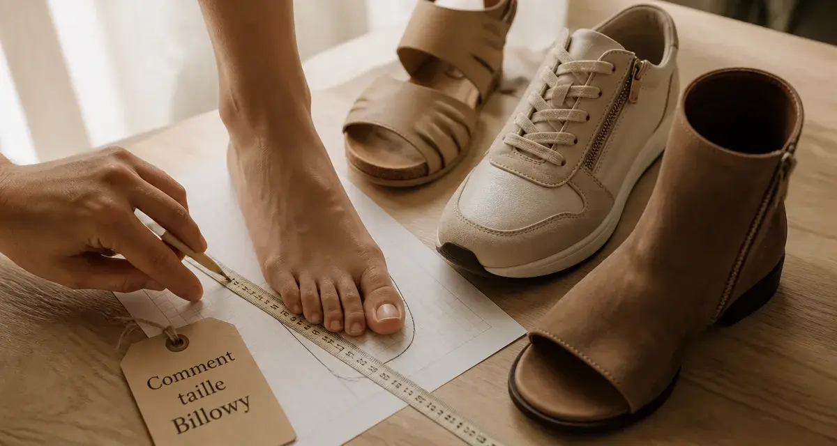 Comment taille Billowy femme : mesure du pied et pointures Billowy