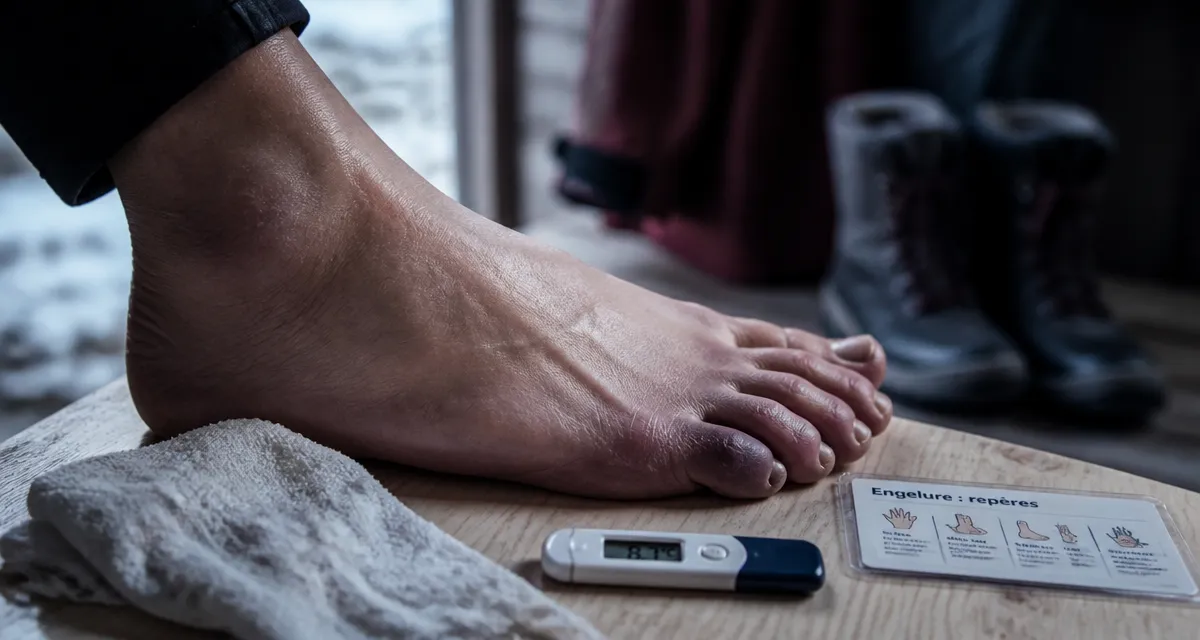 Engelure pied : remede de grand mere pour soulager la douleur