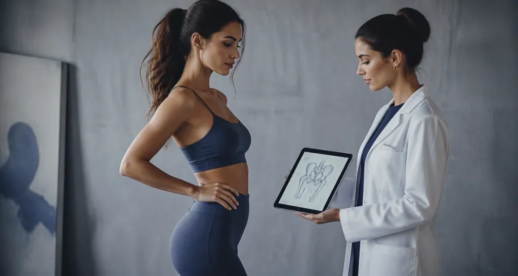 graisse sur les hanches femme médecin