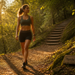 marcher fait il maigrir femme marche sentier