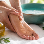 tendinite sous le pied remede de grand mere massage huile