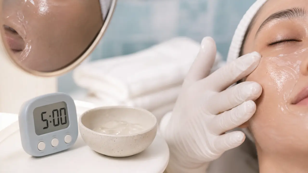 Combien de temps laisser un gommage sur le visage : gommage enzymatique 5 minutes