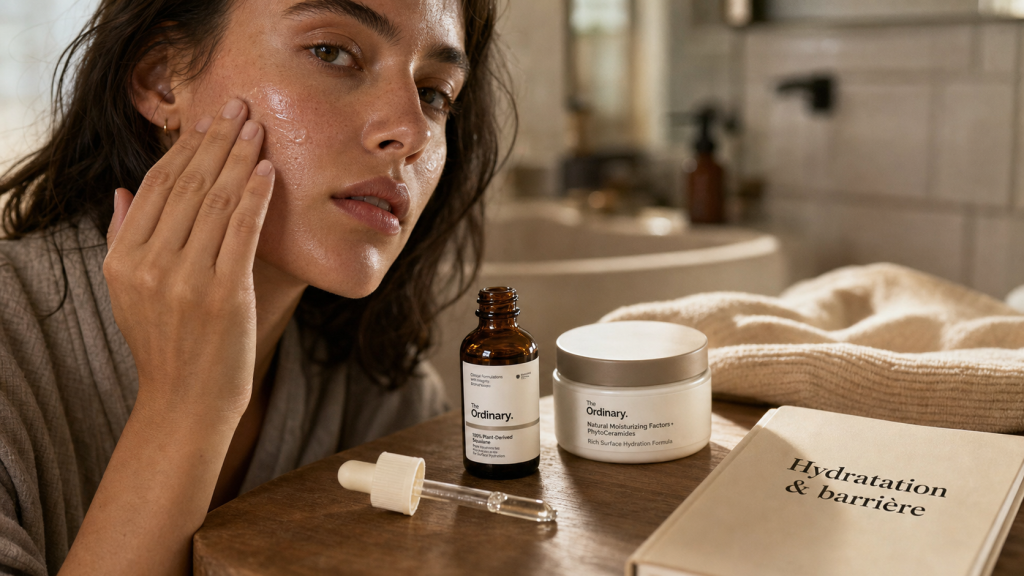 Comment hydrater sa peau : sérum hydratant et crème barrière céramides