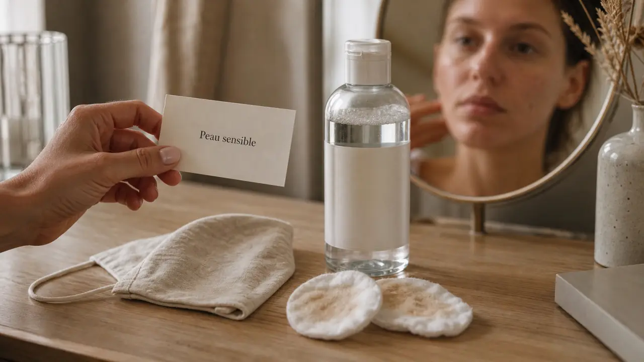 Eau micellaire meilleure pour peau sensible, maquillage tenace