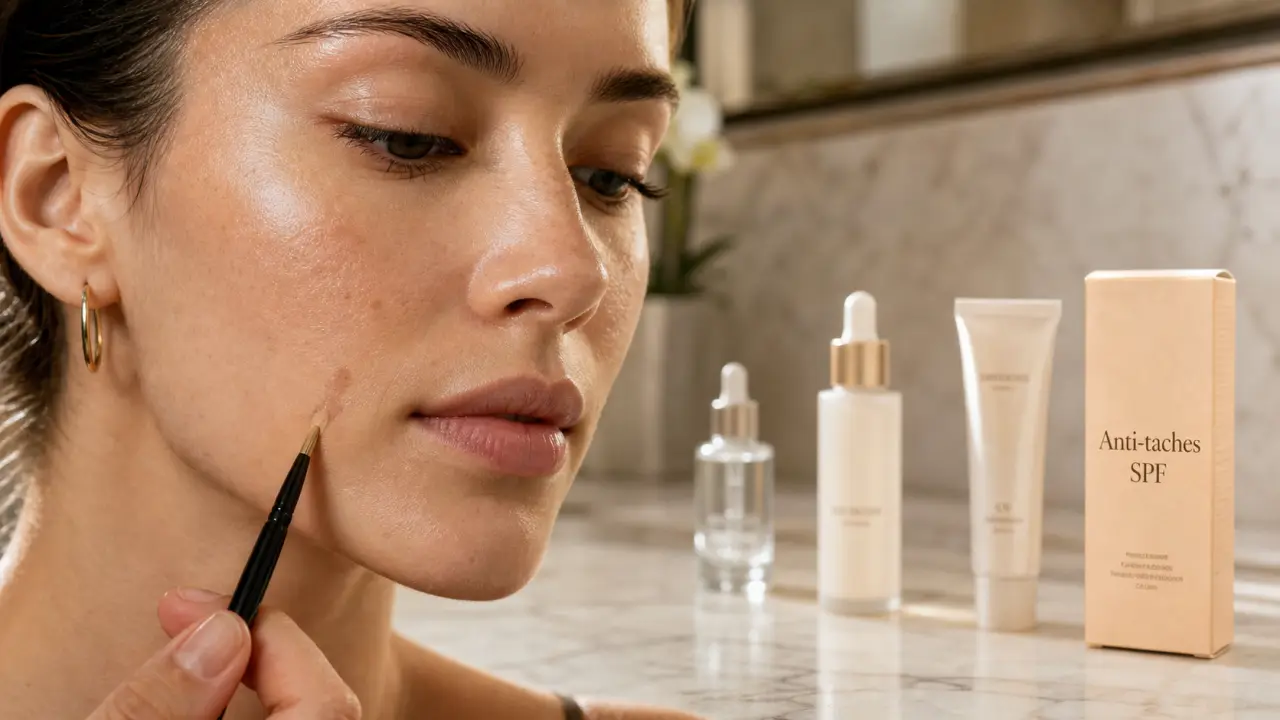 Meilleur correcteur tache brune : sérum crème teinté