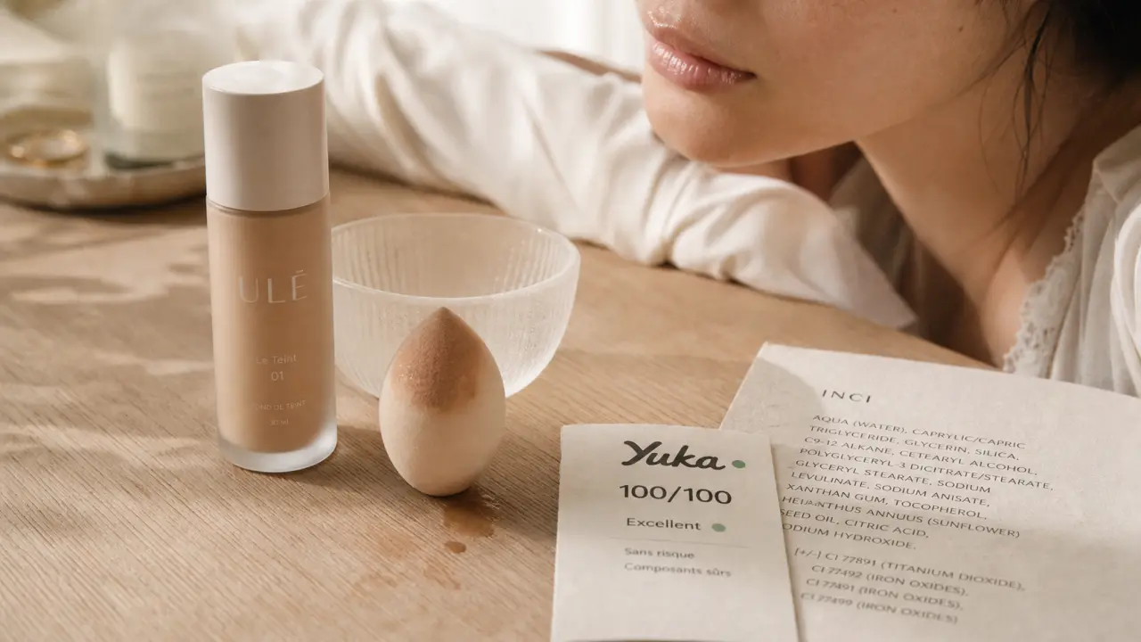 Meilleur fond de teint yuka 100/100 : fond de teint Nude Teint Yves Rocher
