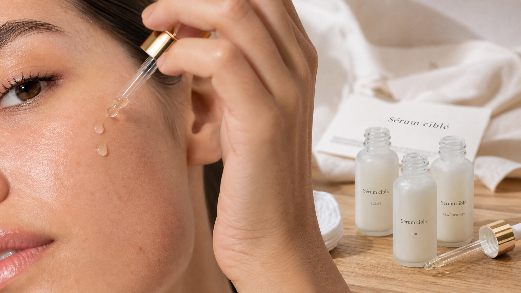 Quel serum choisir : sérum hydratant et éclat sur peau