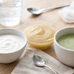 Quoi manger apres operation dent de sagesse : yaourt, compote et soupe froide