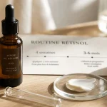 Rétinol effet en combien de temps : 4 semaines et 3 à 6 mois